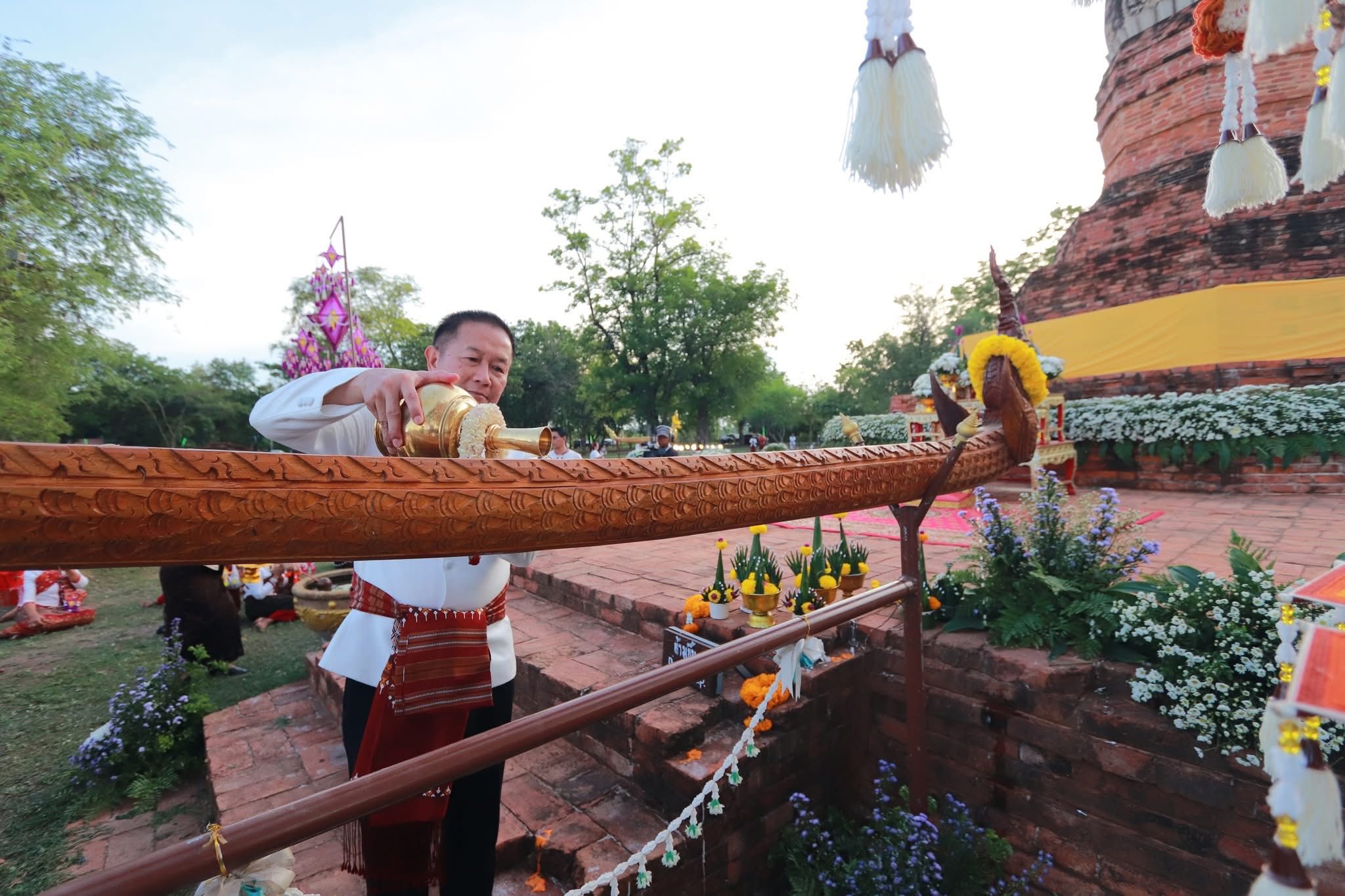 title - ส.ป.ก.กาฬสินธุ์ ร่วมพิธีเปิดงานเทศกาล “วิสาขปุณฺณมีปูชา” จังหวัดกาฬสินธุ์ ประจำปีงบประมาณ พ.ศ.2569